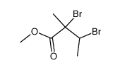 methyl 2,3-dibromo-2-methylbutanoate结构式