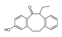 6-ethyl-11,12-dihydro-2-hydroxydibenzo(a,e)cycloocten-5(6H)-one结构式