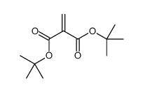 PROPANEDIOIC ACID, 2-METHYLENE-, 1,3-BIS(1,1-DIMETHYLETHYL) ESTER结构式