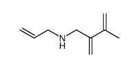 N-allyl(2,3-dimethylene)butylamine Structure