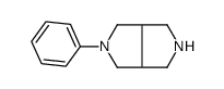 2-苯基-八氢-吡咯并[3,4-c]吡咯结构式