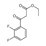 Ethyl 3-(2,3-difluorophenyl)-3-oxopropanoate Structure