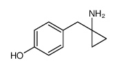 4-((1-Aminocyclopropyl)Methyl)phenol structure