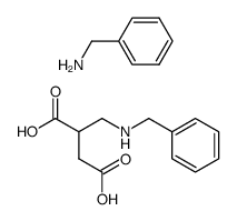 2-((benzylamino)methyl)succinic acid benzylamine salt结构式