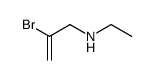 ethyl-(2-bromo-allyl)-amine结构式