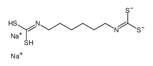 1,6-Hexanediylbis(dithiocarbamic acid sodium) salt structure