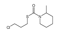 S-(3-chloropropyl) 2-methylpiperidine-1-carbothioate结构式