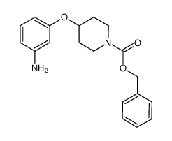 1-CBZ-4-(3-AMINOPHENOXY)-PIPERIDINE结构式