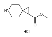 6-Azaspiro[2.5]octane-1-carboxylic acid, methyl ester, hydrochloride结构式