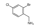 (2-bromo-4-chlorophenyl)methanamine结构式