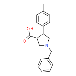 1-BENZYL-4-(4-METHYL-PHENYL)-PYRROLIDINE-3-CARBOXYLIC ACID picture