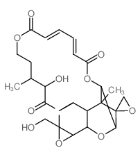 16-Hydroxy-9B, 10B-epoxyverrucarin A结构式