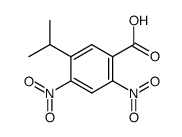 5-isopropyl-2,4-dinitro-benzoic acid结构式