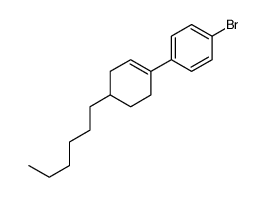 1-bromo-4-(4-hexylcyclohexen-1-yl)benzene Structure