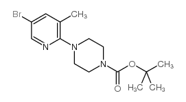 5-BROMO-2-(4-BOC-PIPERAZIN-1-YL)-3-METHYLPYRIDINE picture
