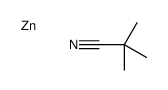 2,2-dimethylpropanenitrile,zinc Structure