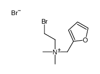 2-bromoethyl-(furan-2-ylmethyl)-dimethylazanium,bromide Structure