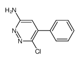 6-chloro-5-phenyl-pyridazin-3-yl-amine结构式