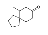6,10-dimethylspiro[4.5]decan-8-one Structure