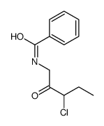 N-(3-chloro-2-oxopentyl)benzamide结构式