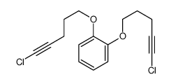 1,2-bis(5-chloropent-4-ynoxy)benzene结构式