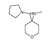 METHYL-(4-PYRROLIDIN-1-YLMETHYL-TETRAHYDRO-PYRAN-4-YL)-AMINE structure