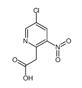 2-(5-chloro-3-nitropyridin-2-yl)acetic acid结构式