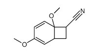 3,6-dimethoxybicyclo[4.2.0]octa-2,4-diene-7-carbonitrile Structure