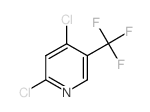 2,4-二氯-5-(三氟甲基)吡啶结构式