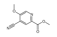 methyl 4-cyano-5-methoxypyridine-2-carboxylate Structure