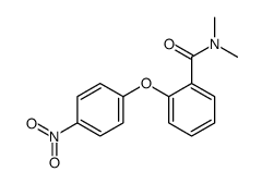 N,N-dimethyl-2-(4-nitrophenoxy)benzamide结构式