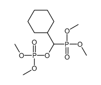 [cyclohexyl(dimethoxyphosphoryl)methyl] dimethyl phosphate Structure