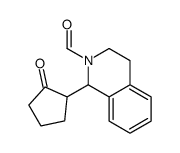 1-(2-oxocyclopentyl)-3,4-dihydro-1H-isoquinoline-2-carbaldehyde结构式