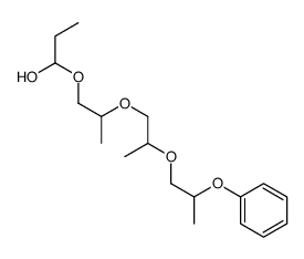 1-[2-[2-(2-phenoxypropoxy)propoxy]propoxy]propan-1-ol结构式