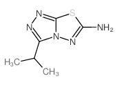 3-异丙基[1,2,4]噻唑并[3,4-b][1,3,4]噻二唑-6-胺结构式