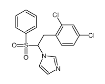 1-[1-(benzenesulfonyl)-2-(2,4-dichlorophenyl)ethyl]imidazole Structure