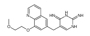 5-[[8-(2-methoxyethoxy)quinolin-6-yl]methyl]pyrimidine-2,4-diamine Structure