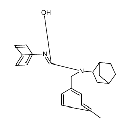 1-(3-bicyclo[2.2.1]heptanyl)-1-[(4-methylphenyl)methyl]-3-phenylurea Structure