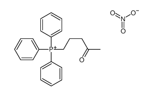 4-oxopentyl(triphenyl)phosphanium,nitrate结构式