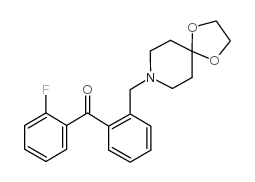 2-[8-(1,4-DIOXA-8-AZASPIRO[4.5]DECYL)METHYL]-2'-FLUOROBENZOPHENONE picture