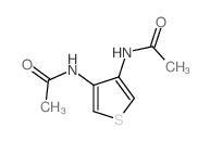 Acetamide, N,N-3,4-thiophenediylbis- structure