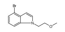 1H-Indole, 4-bromo-1-(2-methoxyethyl) Structure