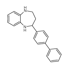 4-(4-phenylphenyl)-2,3,4,5-tetrahydro-1H-1,5-benzodiazepine Structure