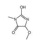 5-methoxy-3-methylimidazolidine-2,4-dione结构式