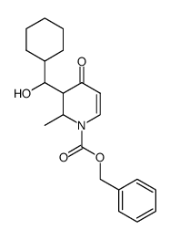 benzyl 3-(cyclohexyl(hydroxy)methyl)-2-methyl-4-oxo-3,4-dihydropyridine-1(2H)-carboxylate Structure