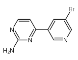 4-(5-bromopyridin-3-yl)pyrimidin-2-amine Structure