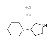 (S)-1-(PYRROLIDIN-3-YL)PIPERIDINE DIHYDROCHLORIDE Structure
