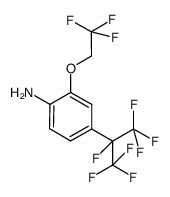 4-heptafluoroisopropyl-2-(2,2,2-trifluoroethoxy)aniline结构式