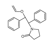 1-[(1S,2R)-2-ethenoxy-1,2-diphenylethyl]pyrrolidin-2-one结构式