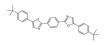 5-(4-tert-butylphenyl)-2-[4-[5-(4-tert-butylphenyl)-1,3-oxazol-2-yl]phenyl]-1,3-oxazole结构式